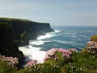 Looking back at Doolin from the cliffs